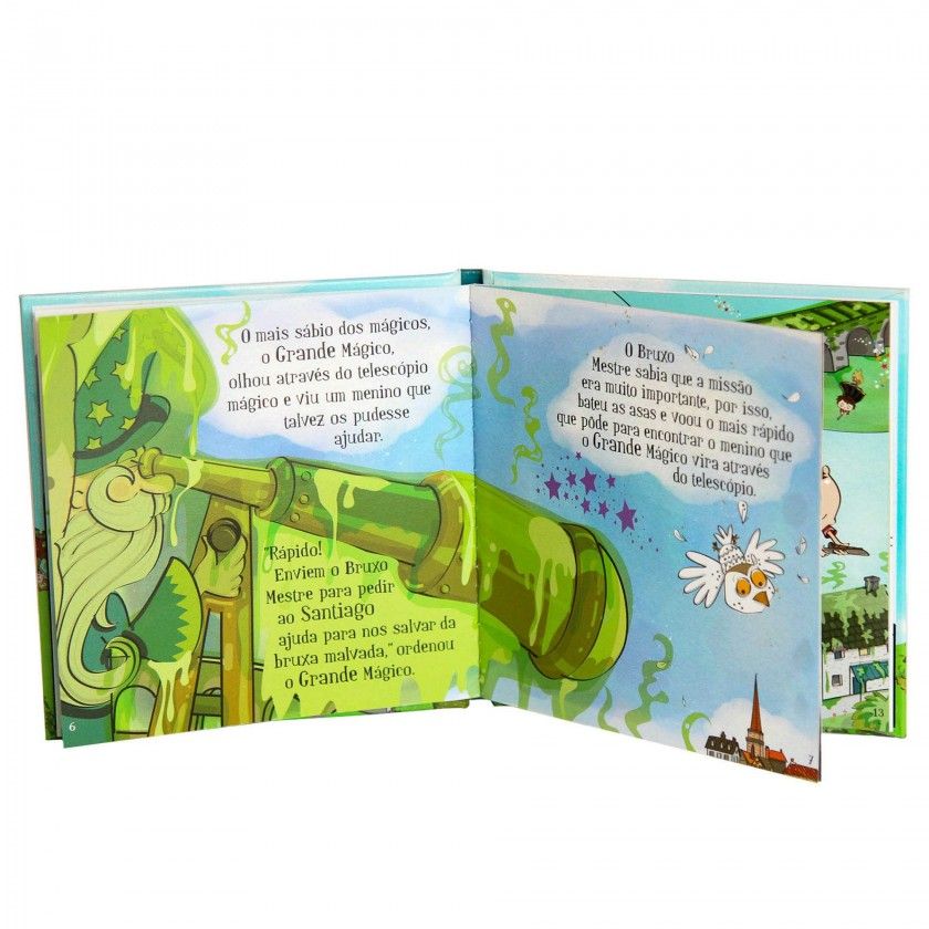 Livro Conto Mágico Santiago Livro Conto Mágico Santiago