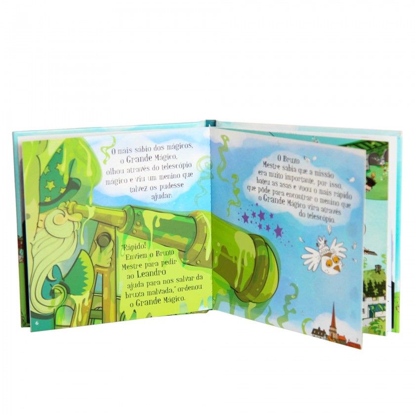 Livro Conto Mgico Leandro