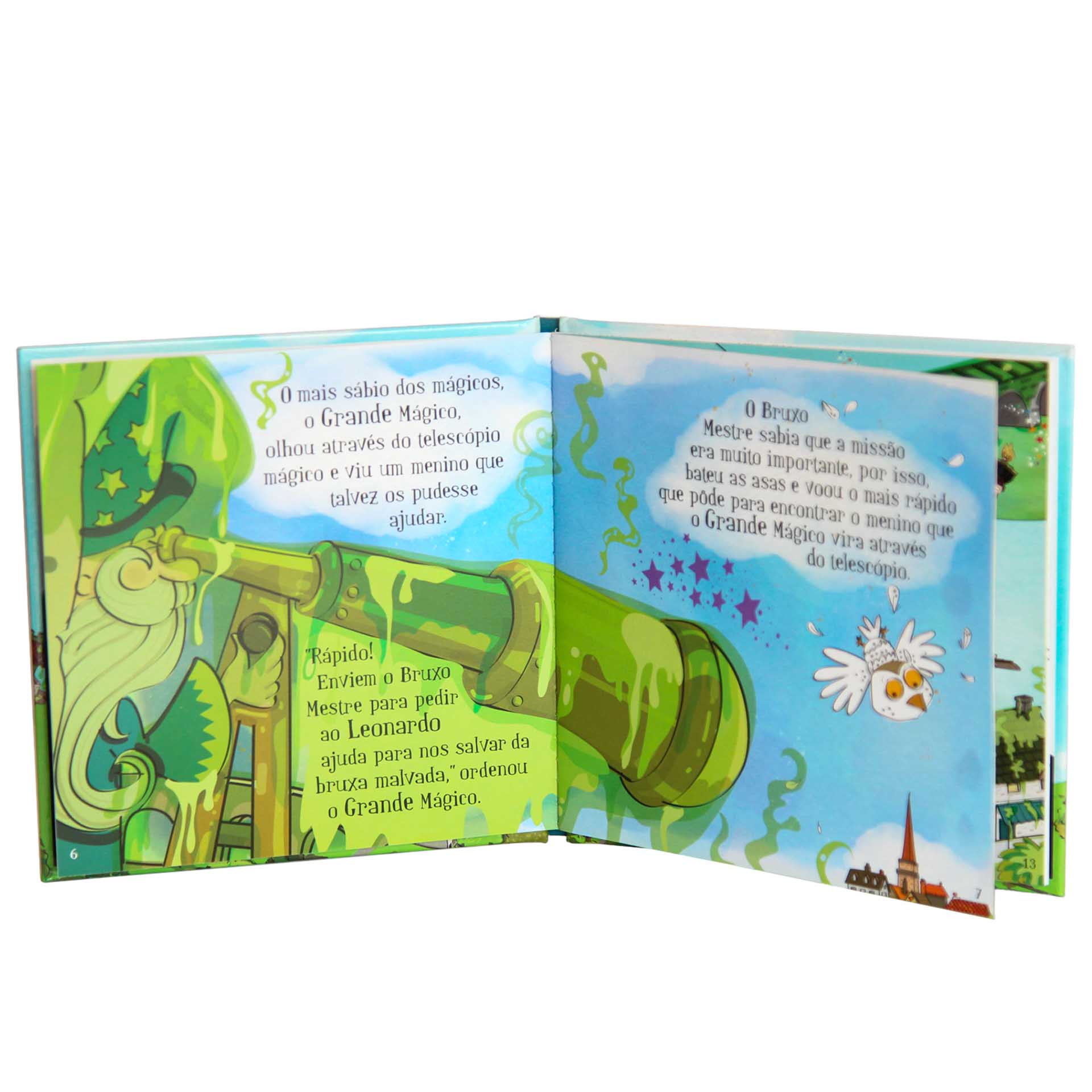Livro Conto Mágico Leonardo