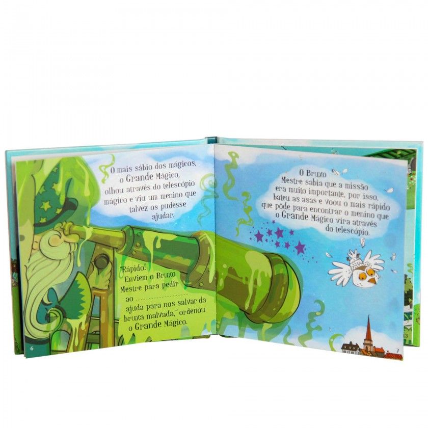 Livro Conto Mágico Super-Herói Livro Conto Mágico Super-Herói