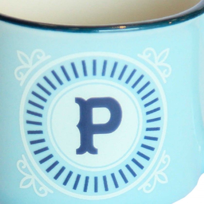 Chávena Expresso Letra P Chávena Expresso Letra P