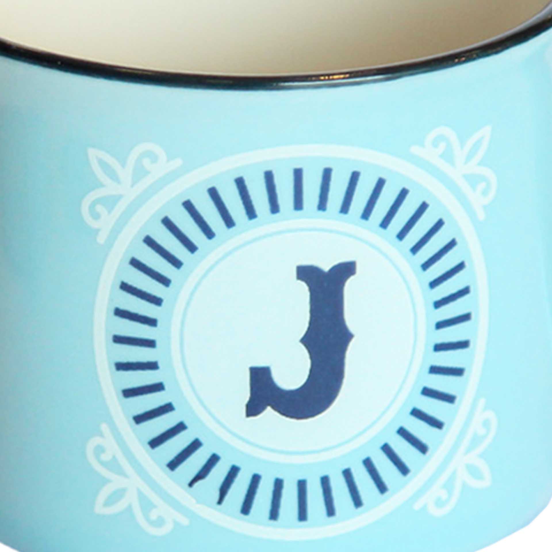 Chávena Expresso Letra J