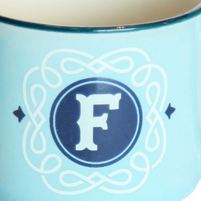 Chávena Expresso Letra F Chávena Expresso Letra F