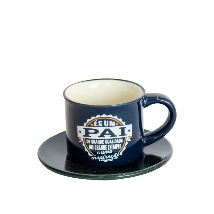 Prato para Chávena de Café Azul Escuro Prato para Chávena de Café Azul Escuro