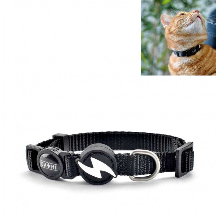 Coleira Gato Dashi Solid Preto Coleira Gato Dashi Solid Preto