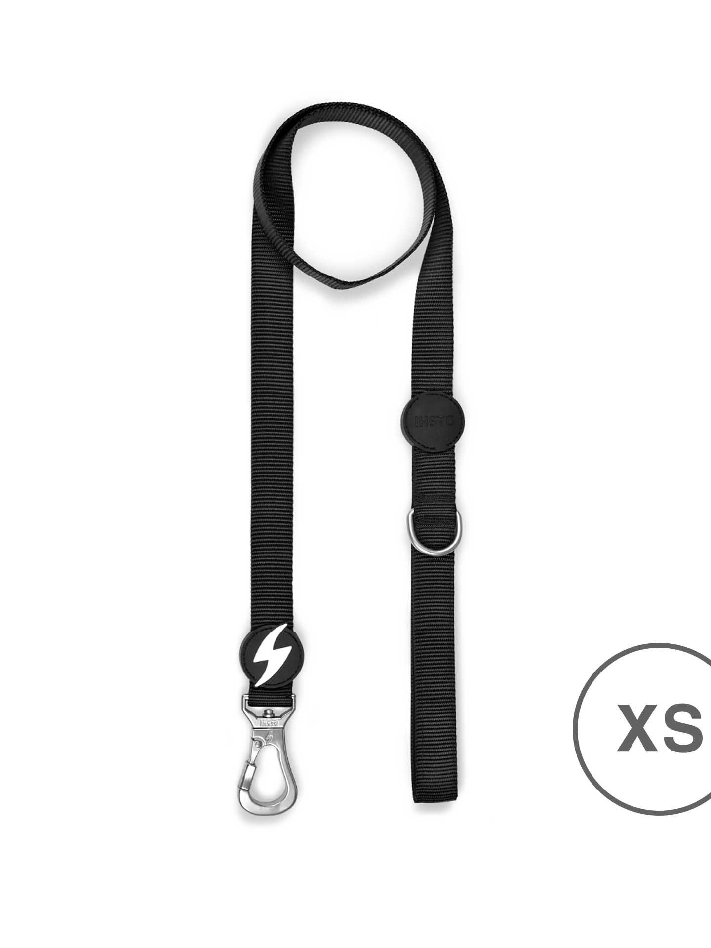 Trela Dashi Solid Colors Preto XS