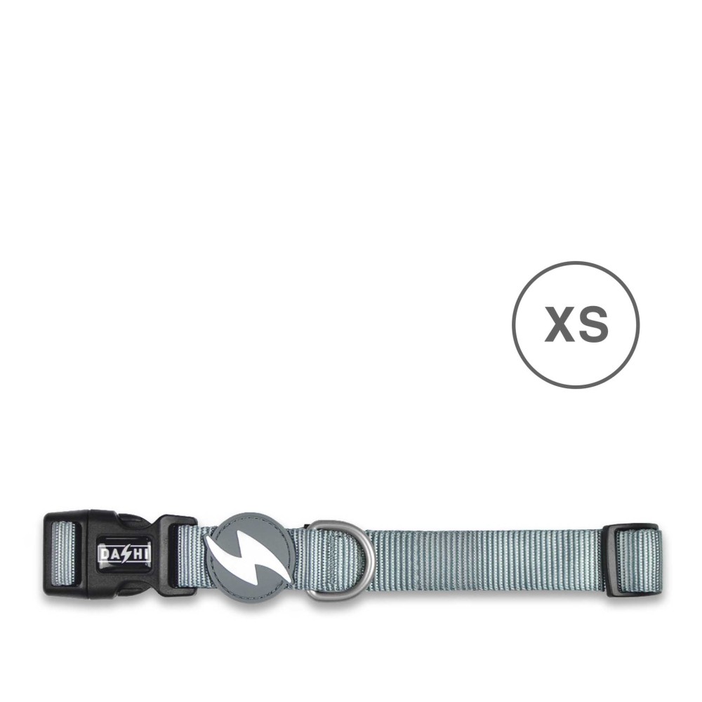 Coleira Dashi Solid Colors Cinzento XS
