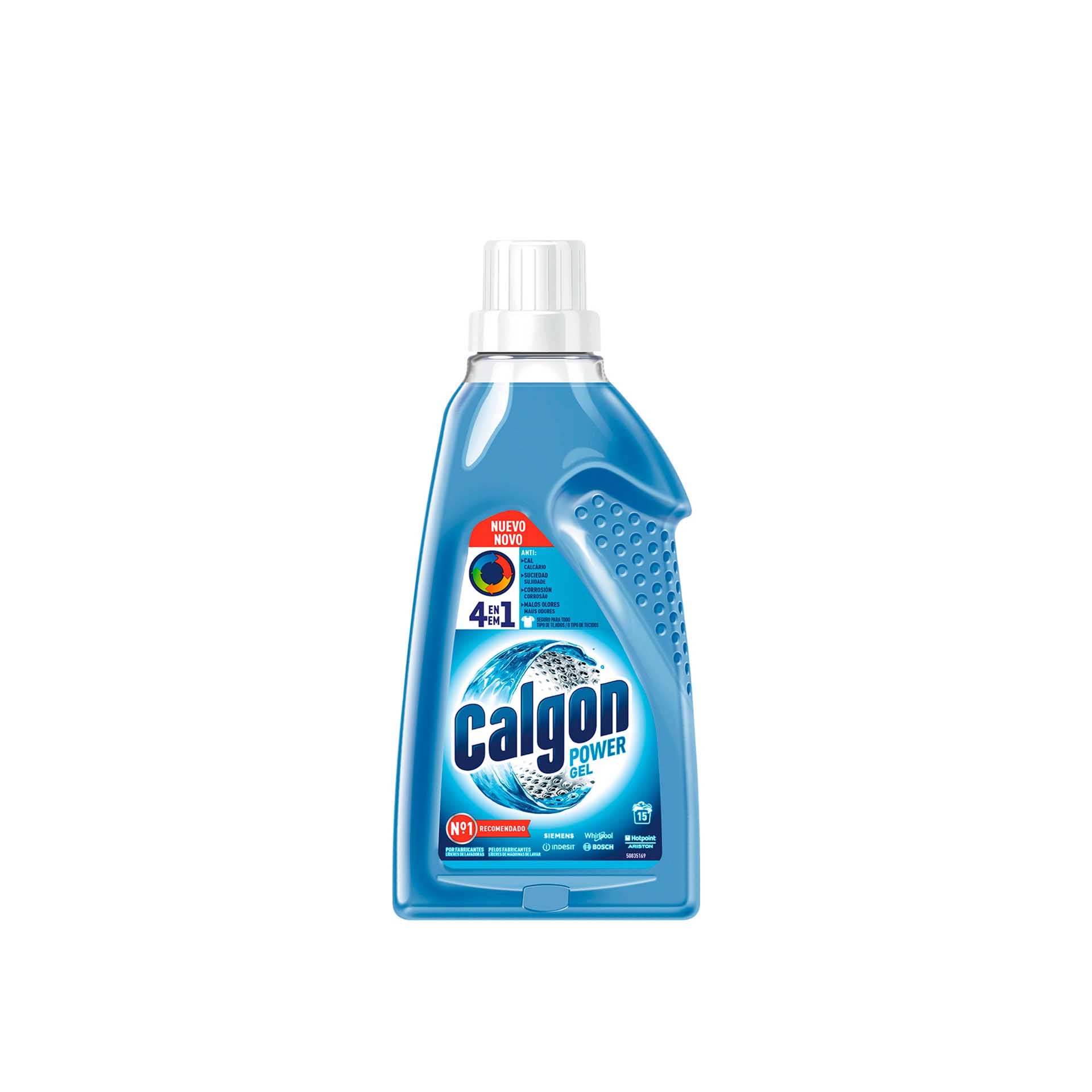 Descalcificador Anticalcário Gel Calgon para Máquina Roupa 3 em 1 750ml