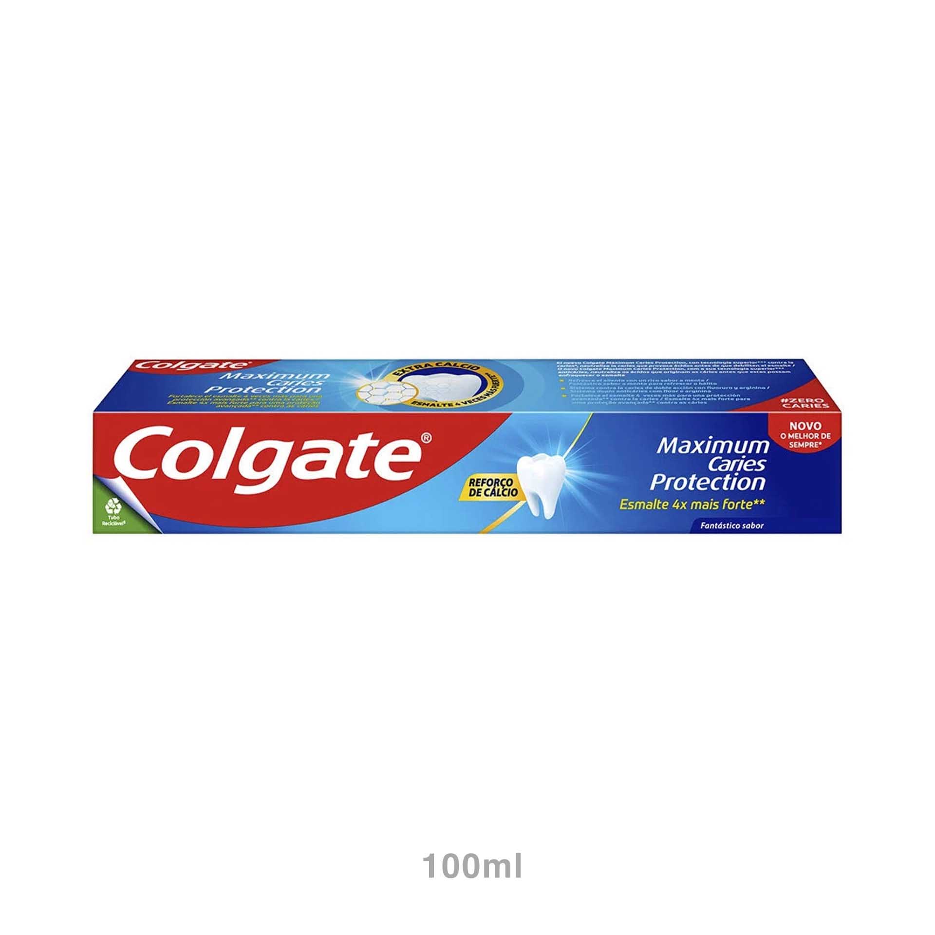 Pasta Dentes Colgate Maximum Cavity Protection 100ml