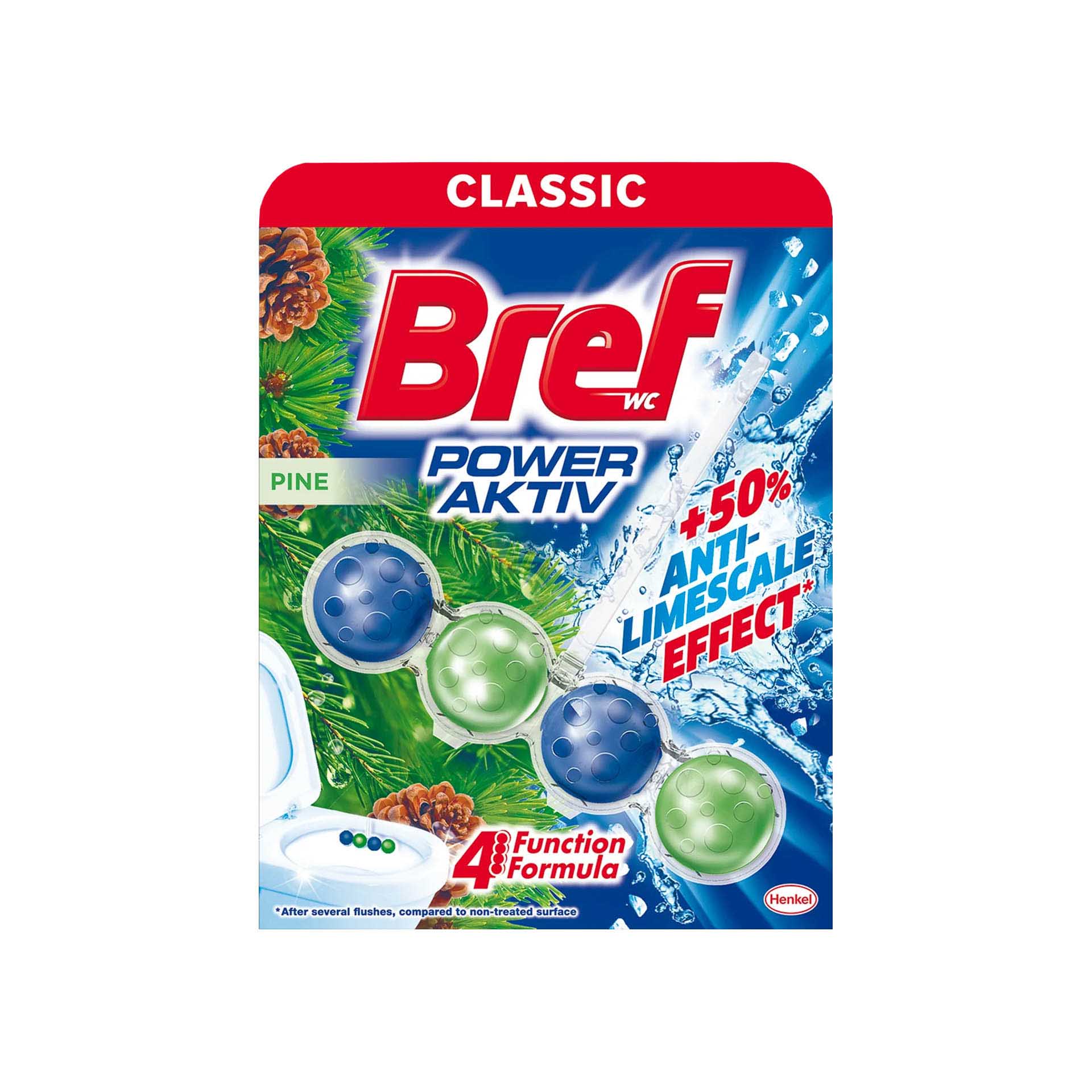 Bloco Sanitário Bref Wc Power Aktiv Pinho 50gr