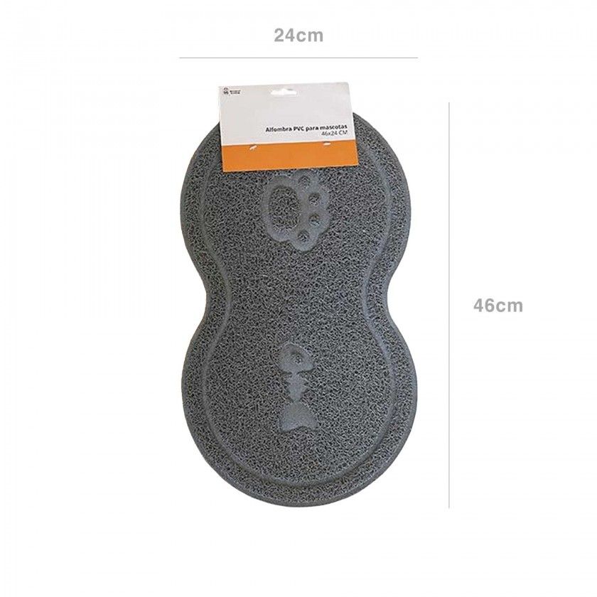 Tapete Animais Pvc Cor Sortida 46X24cm Tapete Animais Pvc Cor Sortida 46X24cm