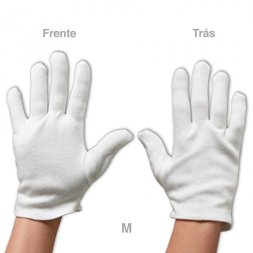 Luvas 100% Algodo Pack 2