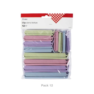 Mola Fecha Saco Plástico Pastel Pack 12