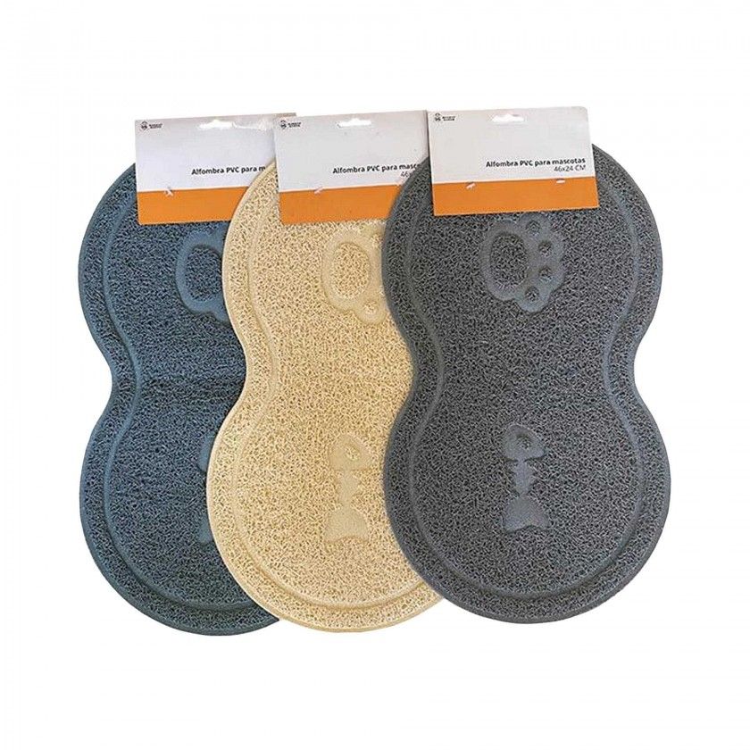 Tapete Animais Pvc Cor Sortida 46X24cm Tapete Animais Pvc Cor Sortida 46X24cm