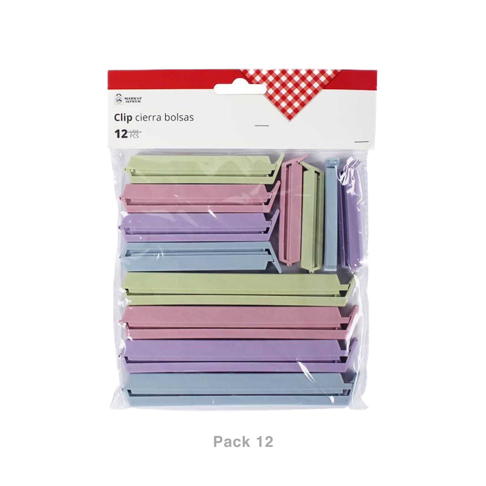 Mola Fecha Saco Plástico Pastel Pack 12