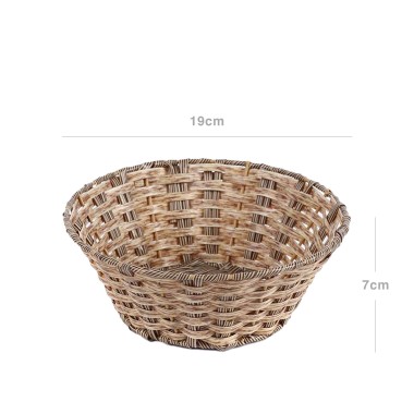 Cesto P�o Vime Redondo 19X7cm