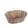 Cesto Pão Vime Oval 24.5X17cm Cesto Pão Vime Oval 24.5X17cm