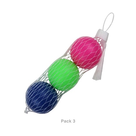 Bola Raquete Cores Sortidas 4cm Pack 3 - Image product