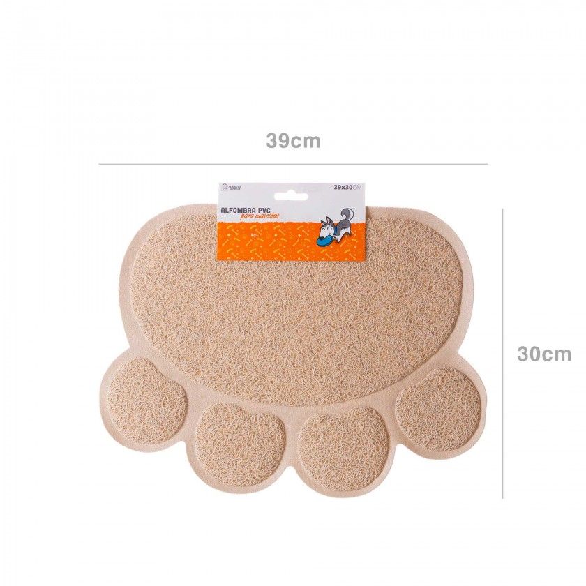 Tapete Animais Pvc Cor Sortida 39.5X30cm Tapete Animais Pvc Cor Sortida 39.5X30cm