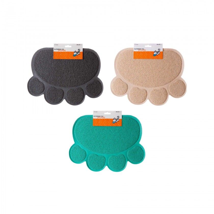 Tapete Animais Pvc Cor Sortida 39.5X30cm Tapete Animais Pvc Cor Sortida 39.5X30cm
