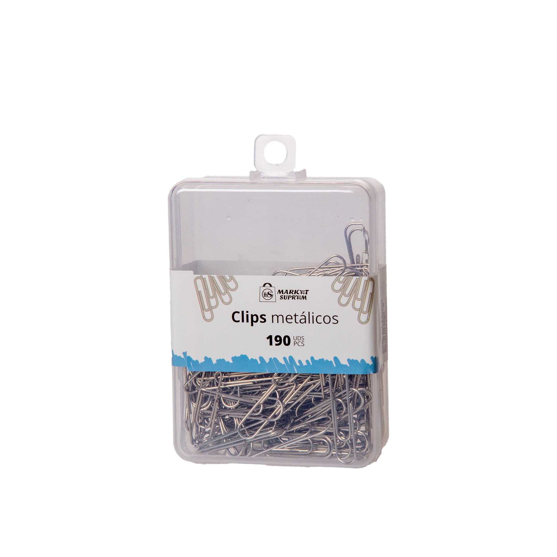 Clips Metal Cinzento 90 Unidades