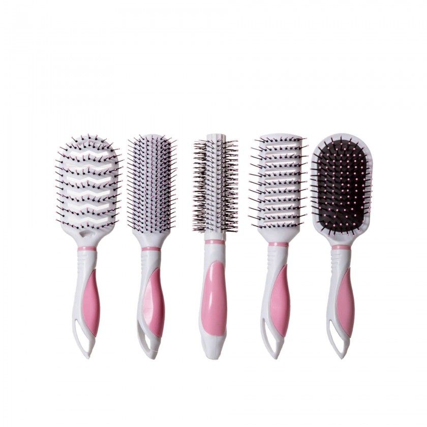 Escova Cabelo Plástica Branca Escova Cabelo Plástica Branca