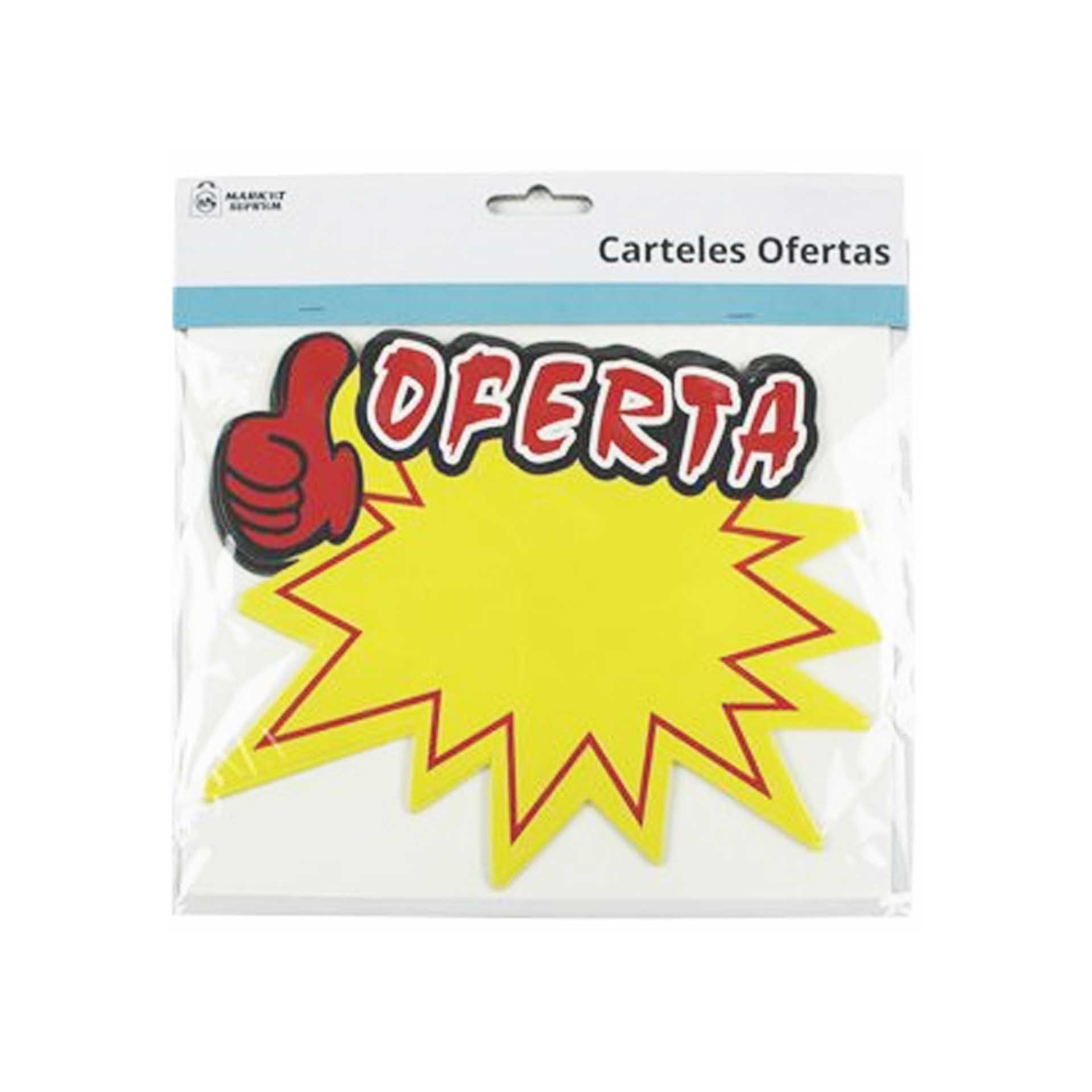 Cartaz "Oferta" Cartão 21X17cm Pack 10