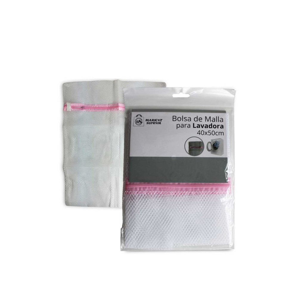 Saco Máquina Lavar Roupa Rosa 40X50cm
