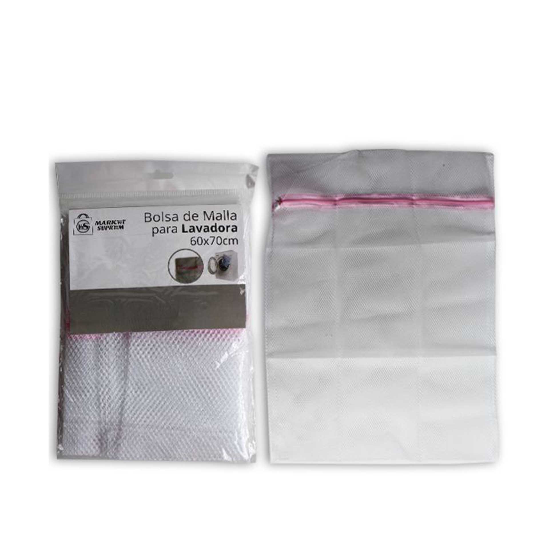 Saco Máquina Lavar Roupa Rosa 60X70cm