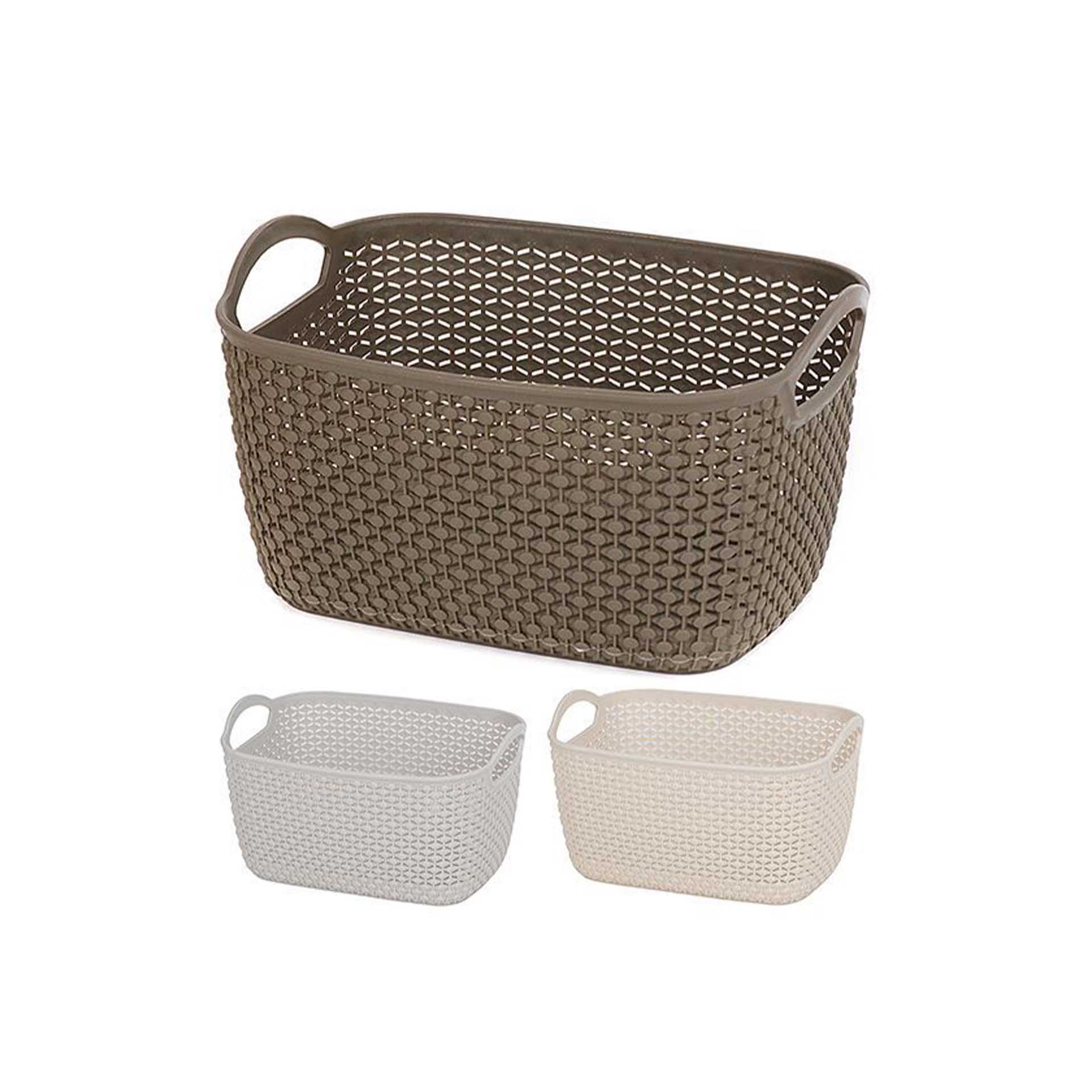 Cesto Plástico 23.5X16.5X11.5cm