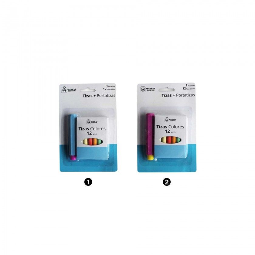 Porta Giz + 12 Paus Giz Cores Porta Giz + 12 Paus Giz Cores