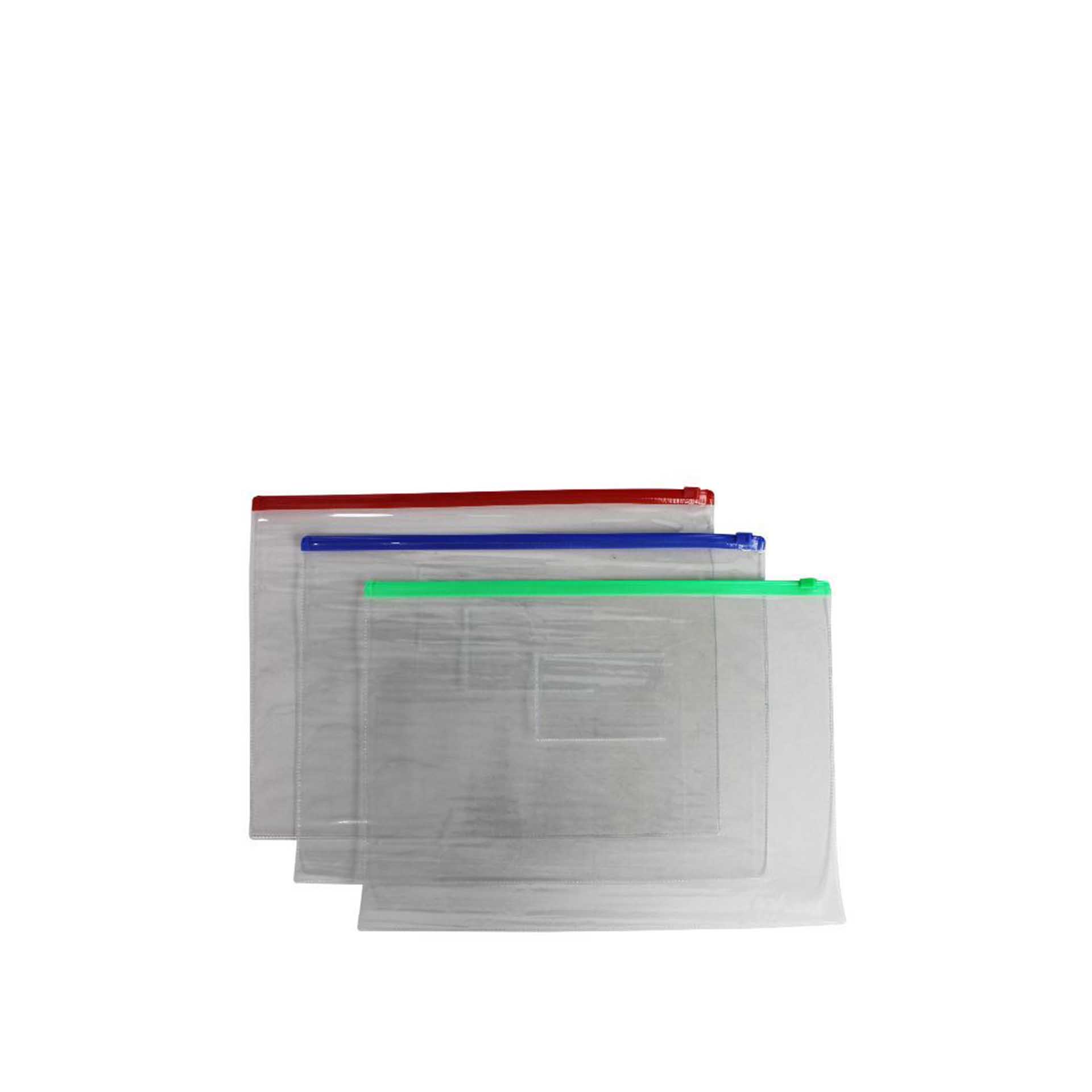 Capa Documentos Zip A4 Pack 3