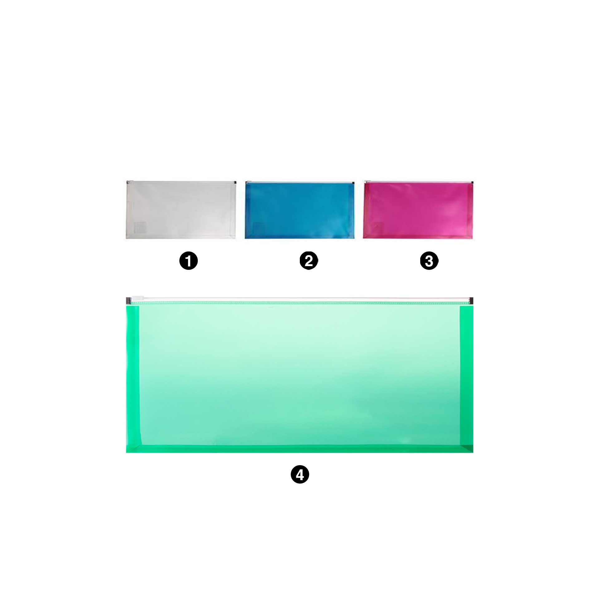 Capa Documentos Zip 25.5X13.5cm