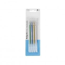 Canetas Cores Metlicas Pack 4