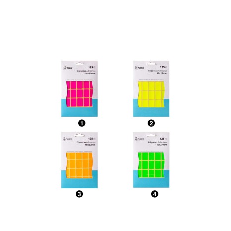Etiquetas Adesivas 19X27mm Pack 125 - Image product