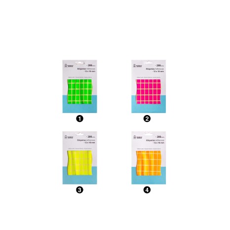 Etiquetas Adesivas 12X18mm Pack 280 - Image product