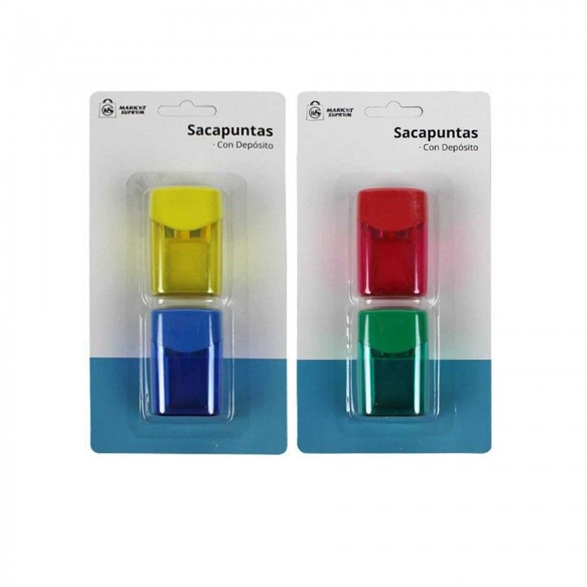 Apara Lpis com Depsito 5.5X3.5cm Pack 2