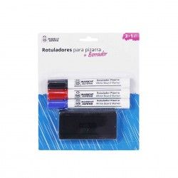 Marcador Quadro Branco Market Suprem 14cm + Apagador 10cm