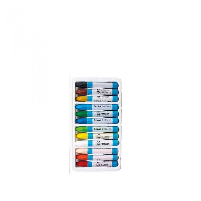 Lápis Cera 12 Cores Lápis Cera 12 Cores