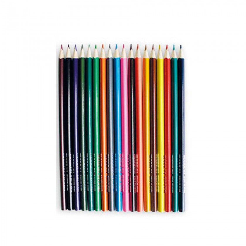 Lápis Cor 18 Cores 18cm Lápis Cor 18 Cores 18cm
