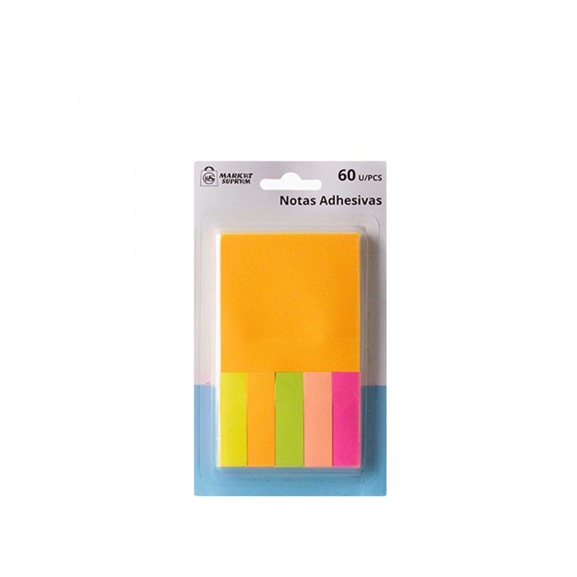 Notas Adesivas Market Suprem 6X60 Folhas