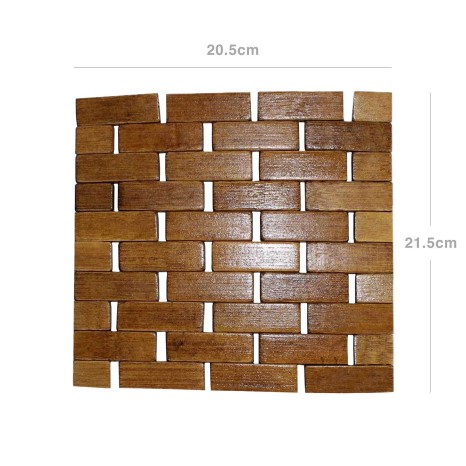 Base Mesa para Quentes Bambu Retangular 20.5X21.5cm - Image product