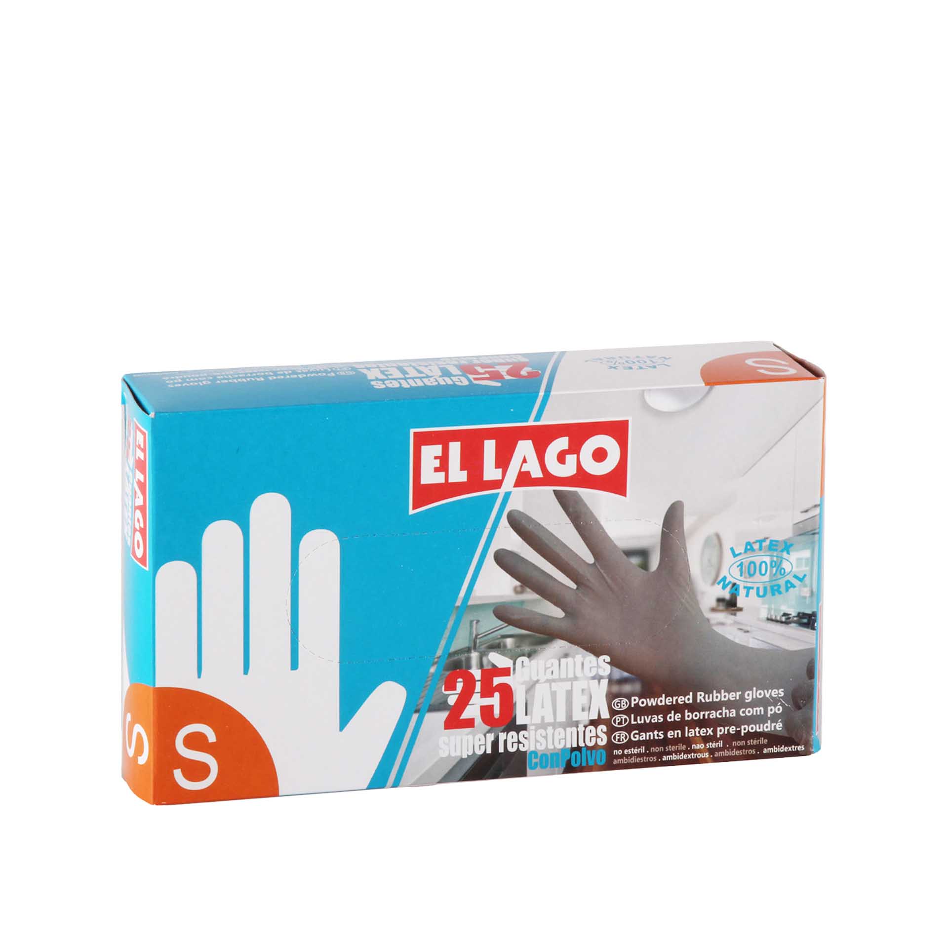 Luvas Látex com Pó Tamanho S Pack 25