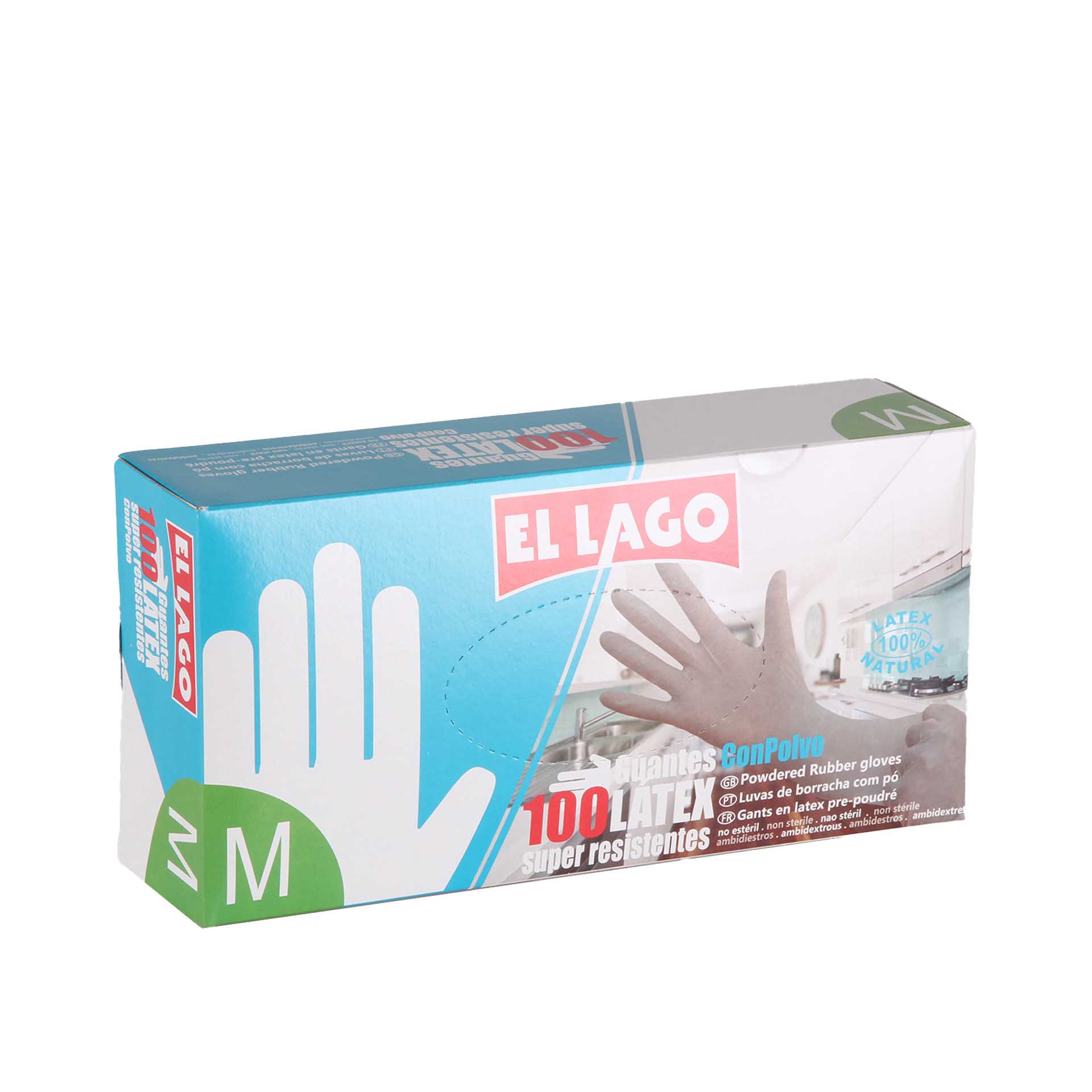 Luvas Látex com Pó Pack 100