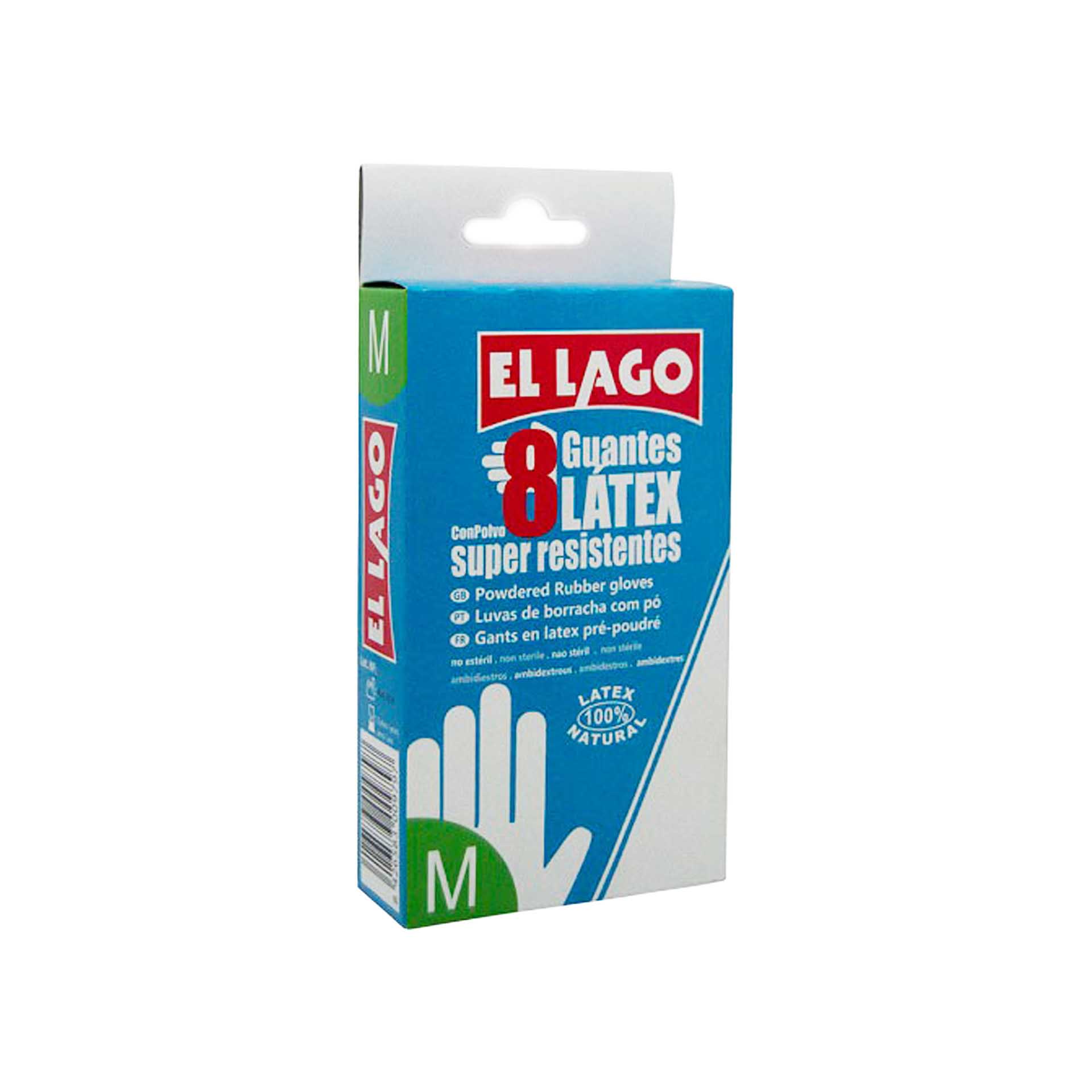 Luvas Latex com Pó Pack 8