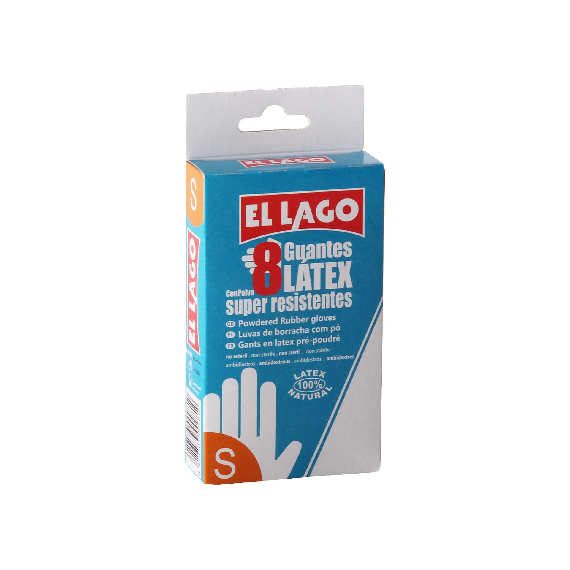 Luvas Latex com Pó Pack 8