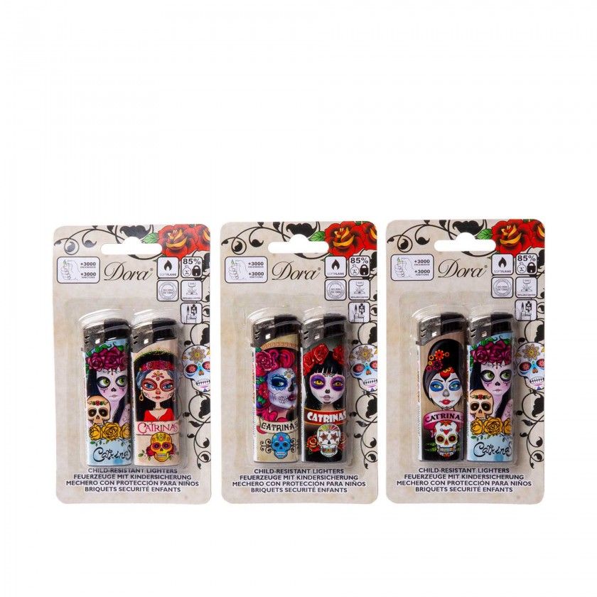 Isqueiro Bolso Gs Catrina Pack 2