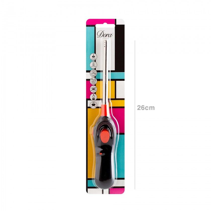 Isqueiro Cozinha Gás Dora BBQ Blister 26cm Isqueiro Cozinha Gás Dora BBQ Blister 26cm
