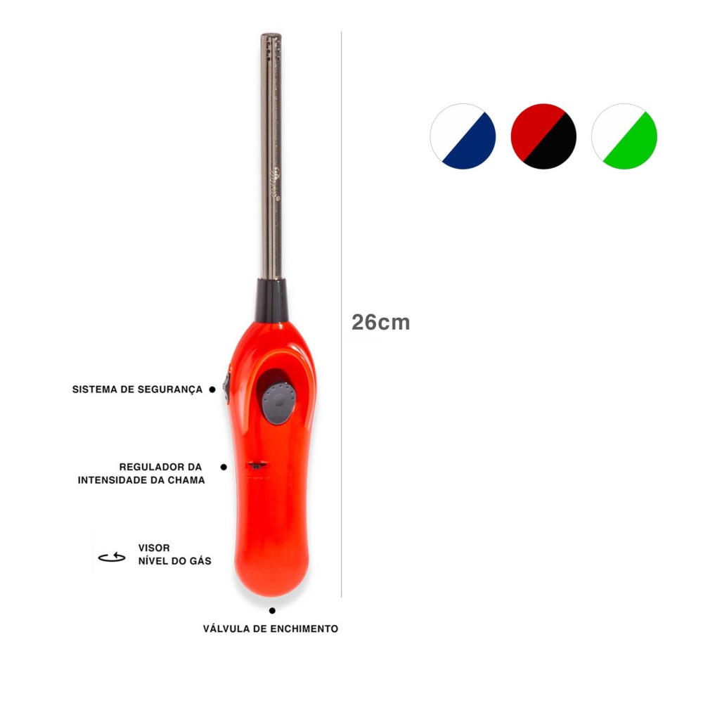 Isqueiro Cozinha G�s Dora BBQ 26cm