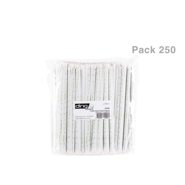 Palhinha Papel com Individual Preta 0.6X20CM Pack 250
